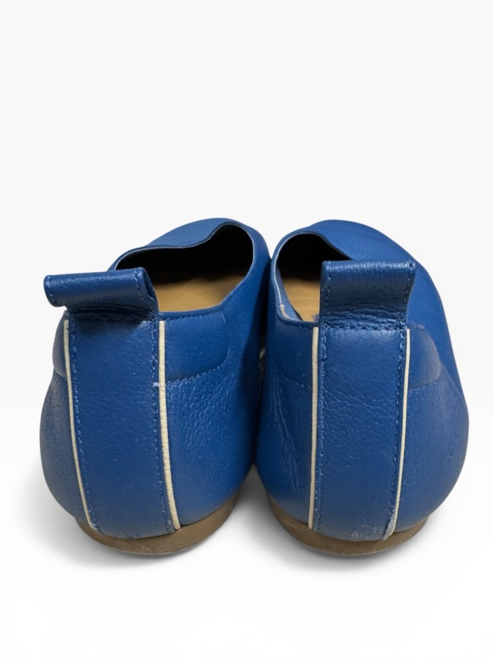 Everlane Blue Leather Ballet Flats - Picture 5 of 11